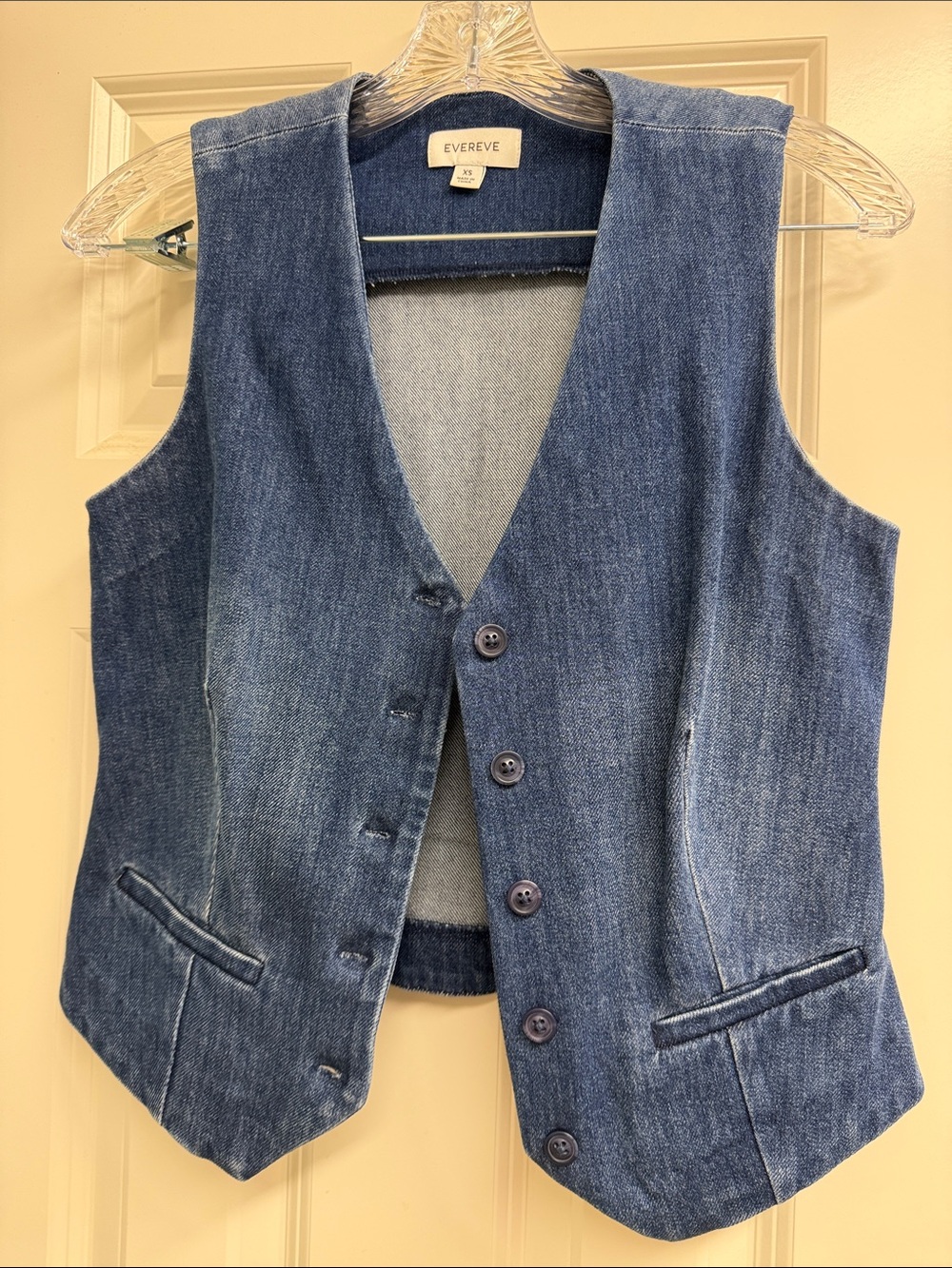 Denim Vest by Evereve Perfect Condition